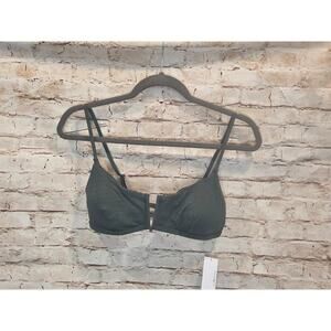 Damsel Dark Green Swim Top Size Large
